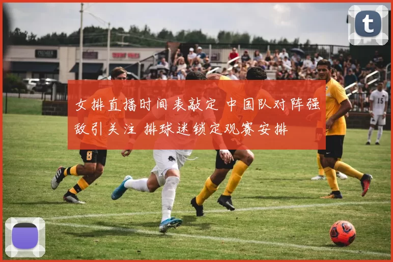 女排直播时间表敲定 中国队对阵强敌引关注 排球迷锁定观赛安排