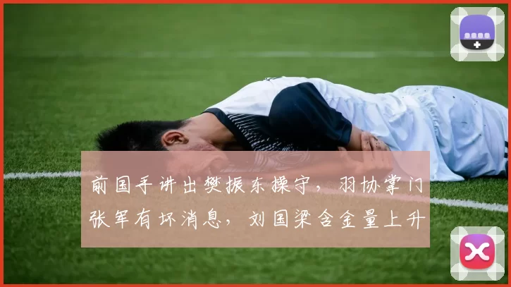 前国手讲出樊振东操守，羽协掌门张军有坏消息，刘国梁含金量上升